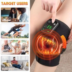 Heated Shoulder Massager with Vibration Massage Brace Joint Pain Relief Electric