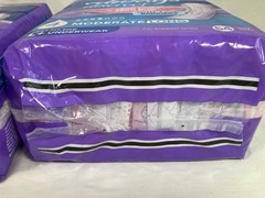 2 x 54 pads~ Always Discreet Moderate Long Absorbency 4 Drop Base Pads