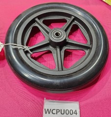 WCPU007 – Wheelchair Walker Wheel Caster Solid Black 8 inch Qty 1 – Used