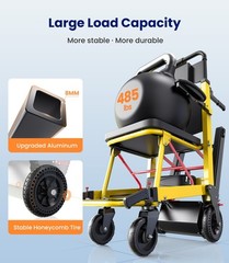 Foldable Power Wheelchair for Adults – Lightweight Portable Electric Wheelchair