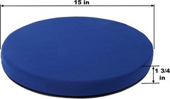 Portable Swivel Seat Cushion – 360° Rotating Foam Support Pad for Car, Home, or