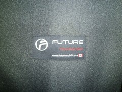 FUTURE PRISM BASIC BACK FOR WHEELCHAIR WITH BACK SUPPORT FULL BRACKETS VERY GOOD