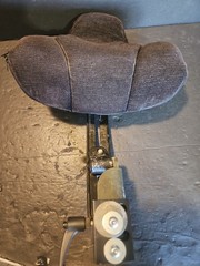 Permobil Powerchair Headrest With Mounting Bracket Cloth Fabric
