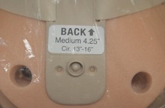 DeRoyal Rigid Cervical Collar/Open Trachea Med. 1044-12 (U-A)