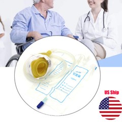 US Portable Urine Leg Bag Collector Pee Catheter male Wearable men Urinal 1000ml