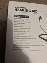 Body-worn Hearing Aid CH-F306 for Seniors Rechargeable with Noise Canceling