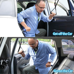 3-In-1 Mobility Independence Kit Car Door Handle Elderly Assist Support Portable