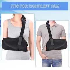 Arm Sling, Shoulder Immobilizer for Hand, Shoulder, Elbow, Wrist Injury, L