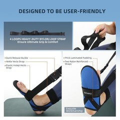 Versatile Knee Rehabilitation Equipment with Dynamic Bands for Pain Relief