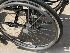 Quickie LXI Transit Folding Wheelchair In Mint Condition 18×17 Inches
