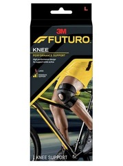 FUTURO Knee Performance Support Brace Adjustable Large Neoprene Blend Black