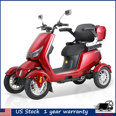 800W Four Wheels Travel Mobility Scooter 60V20AH Battery Motor for Adults Senior