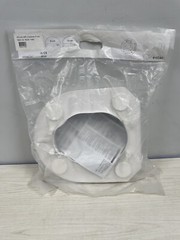 Etac Hi-Loo Raised Toilet Seat W/brackets, 2.36″ Toilet Seat Riser- See Pictures