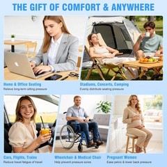 Sondor Travel Cushion, Inflatable seat Cushion, Suitable for Airplane Seats