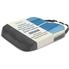 22″x18″x3″ Bariatric Wheelchair Cushion Gel Memory Foam Coccyx Support