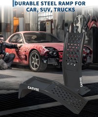 8 in Lift Solid Steel Car Ramp 8000 LBS Capacity, 2000 LBS per Ramps, Heavy Duty
