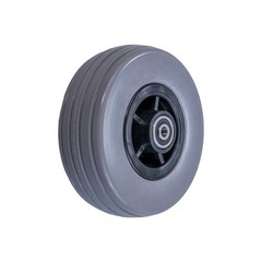 AlveyTech 6″x2″ Front and Rear Caster Wheel for the Quantum 6 inches, Black