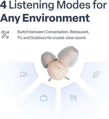Audien Atom Pro 2 Rechargeable OTC Hearing Aid ITE Certified Refurbished