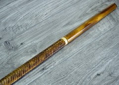 Cane Walking Stick Wooden carved Handmade – Native American