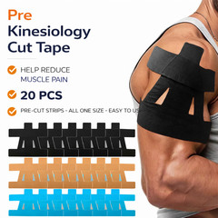 20 Pcs Kinesiology Tape for Shoulder Waterproof Breathable Support