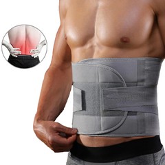 Lumbar Waist Support Belt Strong Lower Back Brace Pain Relief Spine Surgery Band