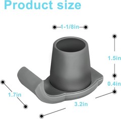 4 Pack Walker Skis Glides for Folding Walkers, Essentials Universal Walker Acces