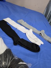 Tommie Copper Over The CALF Compression Sock Black/White/Grey Size XL 3 Pair New