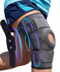 Heavy-Duty Hinged Knee Brace for ACL, MCL, Meniscus Tear, Arthritis – Adjustable
