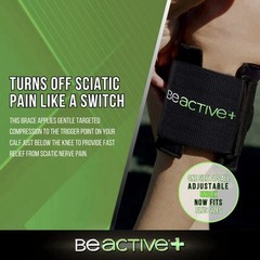 (2) BEACTIVE Plus Acupressure System – Sciatica Pain Relief Brace Sciatic Nerve