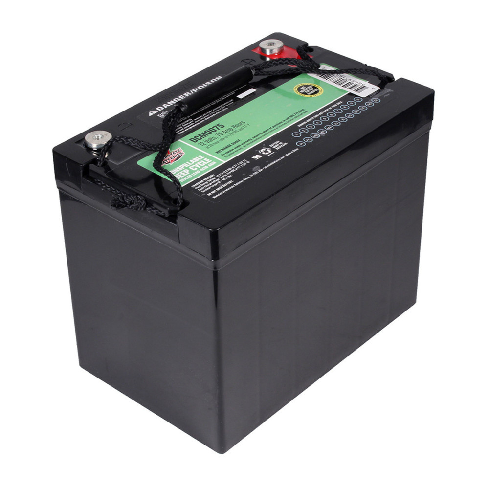 Interstate Batteries Deep Cycle VRLA SLA AGM Mobility Battery 12V 75Ah Group 24