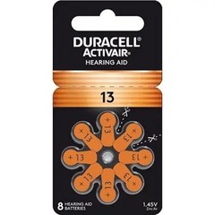 Duracell Activair Hearing Aid Batteries: Size 13 (80 Batteries)