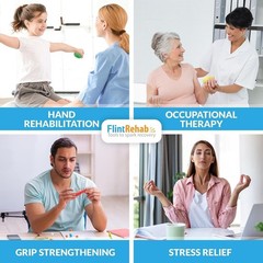 Exercise Putty for Hand Strength, 6 Pack of Non-Toxic Therapy Putty, 3 Oz Each