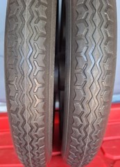 12 1/2 x 2 1/4 wheelchair rear wheel assembly (One pair), solid tires.