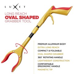 Grabber Reacher Tool – Latest Version Luxet 19 Inch (Pack of 1), Gold Black