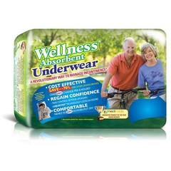 XX Large Wellness Absorbent Underwear Pull Ups for Incontinence Protection