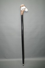 Classy Walking Stick Strolling Stick With Hirschhorn Handle Lion 31 1/2in