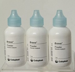 3 X Coloplast 19075 Brava Ostomy Powder 1 oz Bottles No Box Exp. 2025/01
