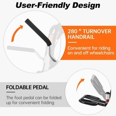 Wheelchairs for Adults, Transport Wheelchair Lightweight Foldable,26lb,220-pound