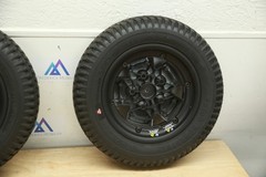 PAIR FLAT FREE Drive Wheels Tires for Quantum Edge 3 Power Chairs WHL1703588