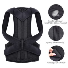 Adjustable Posture Corrector Back Brace Clavicle Spine Support Pain Relief Belt