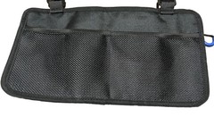Wheelchair Armrest Bag with Cup Holder, Walker Bag. Black & Blue See Description