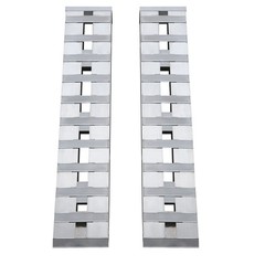 2Pcs 60″x12″ Aluminum 6000 LBS Truck Car Auto Trailer Ramps Hook End Knife New