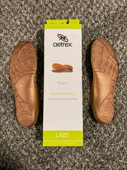 NEW Aetrex L820 Women’s Size 5 Train Orthotic Insoles – For Flat & Low Arches