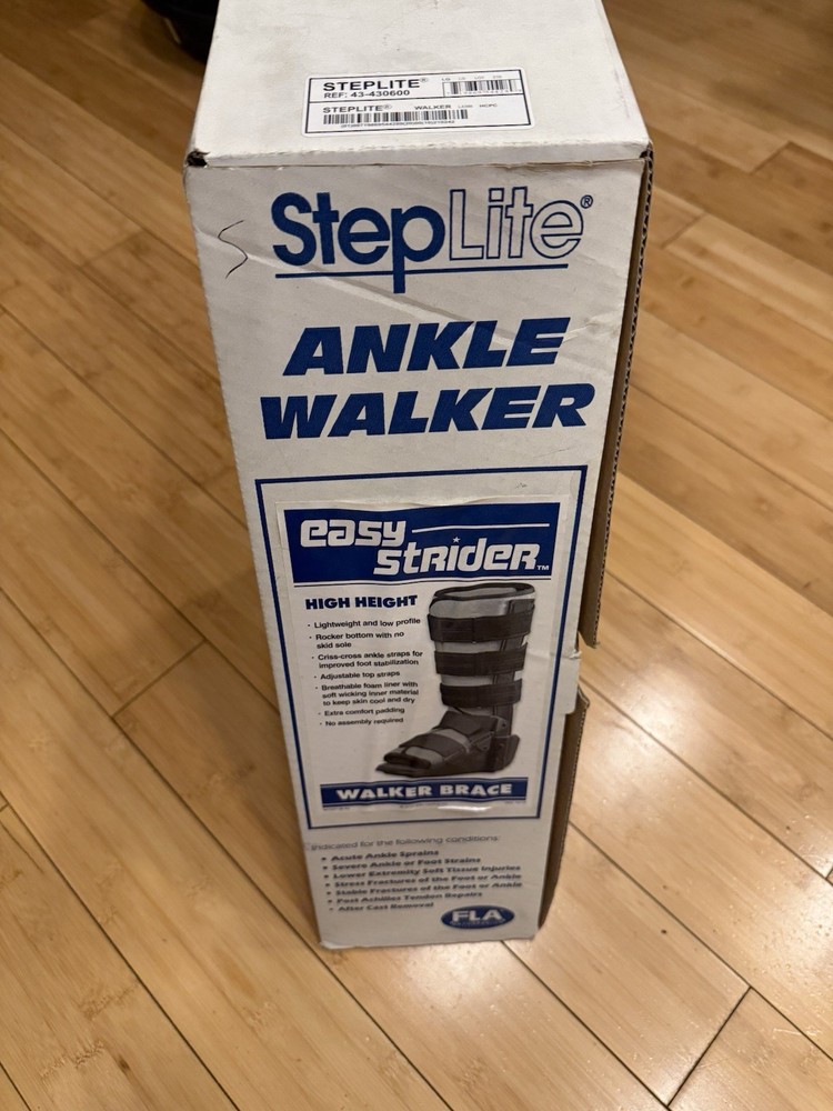 Steplite Ankle Walker High Height Easy Strider Walker Brace Size Small
