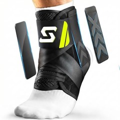 Quick Lace Up Ankle Brace for Sprained Ankle, Slim Fit Ankle M(Ankle:12″-13″)