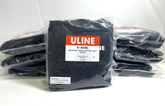 Lot of 10 Uline H-855BL Universal Black Back Support Belt New in Package Lumbar