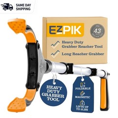 Lightweight 43″ Reacher Tool with Strong Magnet for Seniors – Easy Trash Pickup
