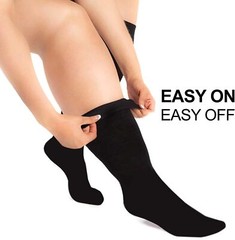 Plus Size Compression Socks Calf Sleeve Men Women Extra Wide 15-20mmHg S-3XL 4XL