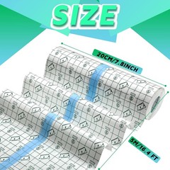 Transparent Adhesive Film Dressing – 8 x 197 Inches for Surgical Wounds