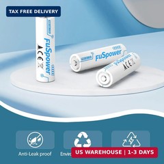 FuSpower AA Batteries 100 Pack Long Lasting 1.5V Double A Heavy Duty Carbon Zinc